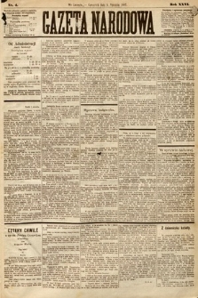 Gazeta Narodowa. 1887, nr 4