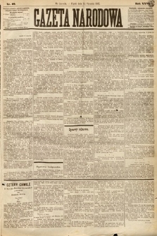 Gazeta Narodowa. 1887, nr 10