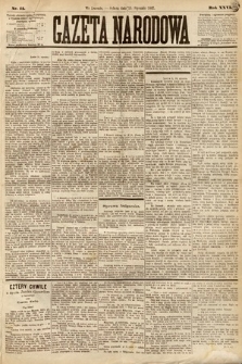 Gazeta Narodowa. 1887, nr 11