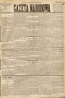 Gazeta Narodowa. 1887, nr 12