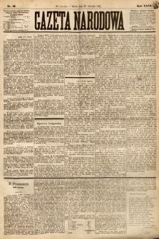 Gazeta Narodowa. 1887, nr 17