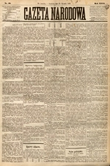 Gazeta Narodowa. 1887, nr 18