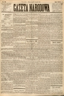 Gazeta Narodowa. 1887, nr 19