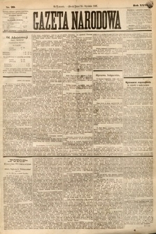 Gazeta Narodowa. 1887, nr 20