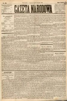 Gazeta Narodowa. 1887, nr 21
