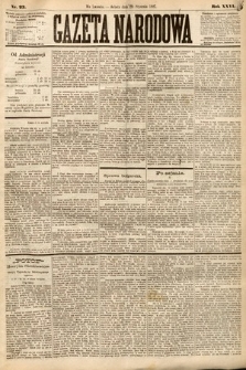 Gazeta Narodowa. 1887, nr 23
