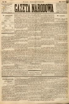 Gazeta Narodowa. 1887, nr 24