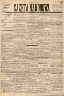 Gazeta Narodowa. 1887, nr 25