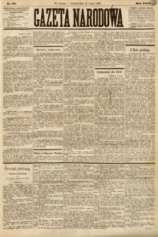 Gazeta Narodowa. 1887, nr 35