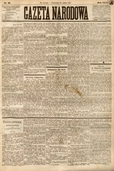 Gazeta Narodowa. 1887, nr 37