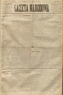 Gazeta Narodowa. 1893, nr 42