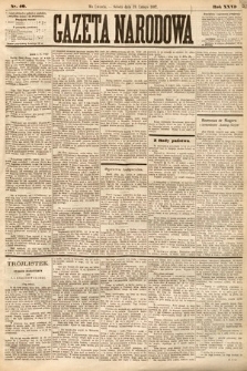 Gazeta Narodowa. 1887, nr 40