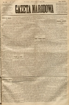 Gazeta Narodowa. 1893, nr 44