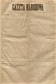 Gazeta Narodowa. 1893, nr 45