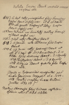 Notaty z kalendarzy dawnych krakowskich XV–XVII w.