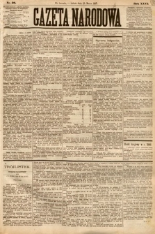 Gazeta Narodowa. 1887, nr 58
