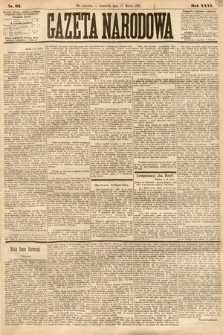 Gazeta Narodowa. 1887, nr 62