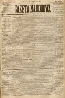Gazeta Narodowa. 1893, nr 72