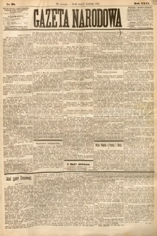 Gazeta Narodowa. 1887, nr 78