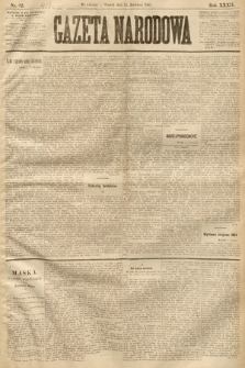 Gazeta Narodowa. 1893, nr 82