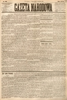 Gazeta Narodowa. 1887, nr 80