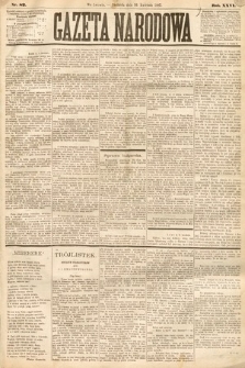 Gazeta Narodowa. 1887, nr 82