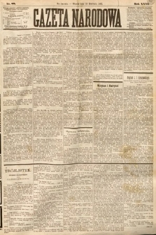 Gazeta Narodowa. 1887, nr 88