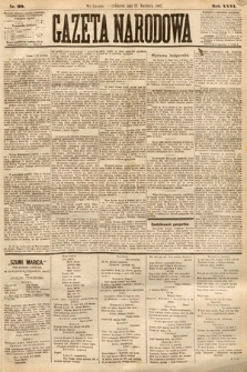Gazeta Narodowa. 1887, nr 90