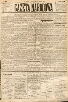 Gazeta Narodowa. 1887, nr 93