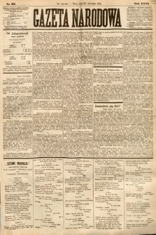 Gazeta Narodowa. 1887, nr 95