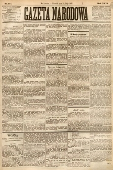 Gazeta Narodowa. 1887, nr 111
