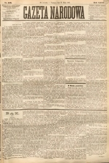Gazeta Narodowa. 1887, nr 116