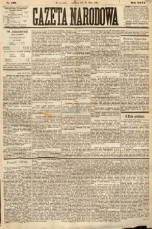 Gazeta Narodowa. 1887, nr 119