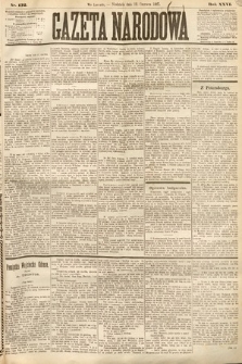 Gazeta Narodowa. 1887, nr 132
