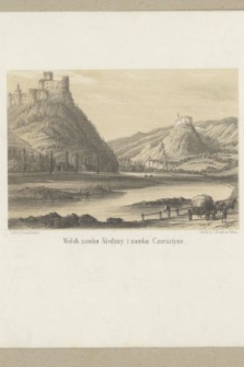 Widok zamku Niedzicy i zamku Czorsztyna