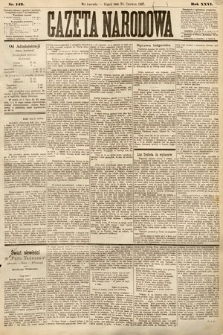 Gazeta Narodowa. 1887, nr 142