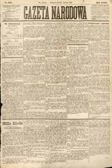 Gazeta Narodowa. 1887, nr 144