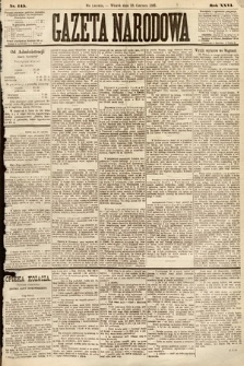 Gazeta Narodowa. 1887, nr 145