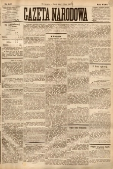 Gazeta Narodowa. 1887, nr 147