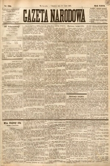 Gazeta Narodowa. 1887, nr 170