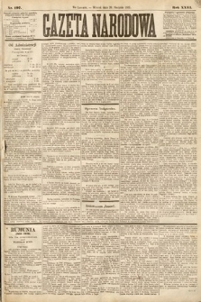 Gazeta Narodowa. 1887, nr 197