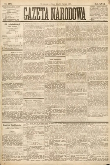 Gazeta Narodowa. 1887, nr 198