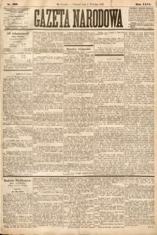 Gazeta Narodowa. 1887, nr 199