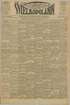 Wielkopolanin : organ urzędowy Unii Świętego Józefa w Pittsburgu, PA. R.7, No 40 (5 października 1905)