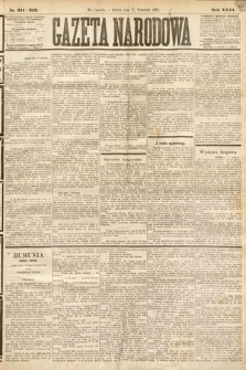 Gazeta Narodowa. 1887, nr 211 i 212