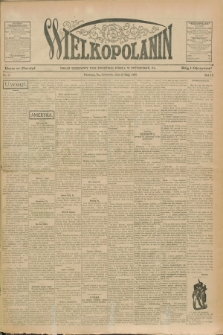 Wielkopolanin : organ urzędowy Unii Świętego Józefa w Pittsburgu, PA. R.9, No. 21 (23 maja 1907)