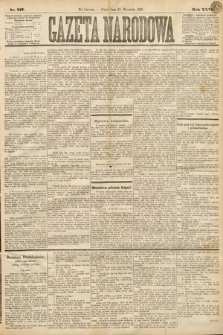 Gazeta Narodowa. 1887, nr 217