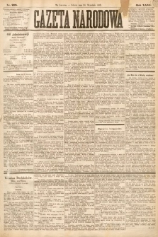Gazeta Narodowa. 1887, nr 218