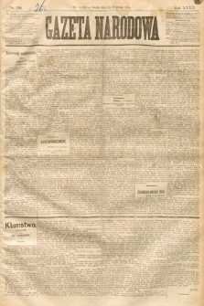 Gazeta Narodowa. 1893, nr 218
