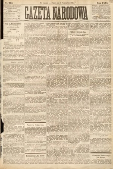 Gazeta Narodowa. 1887, nr 225